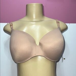 Tan Seamless T-Shirt Bra‎ with Underwire Support zs 34 DDD